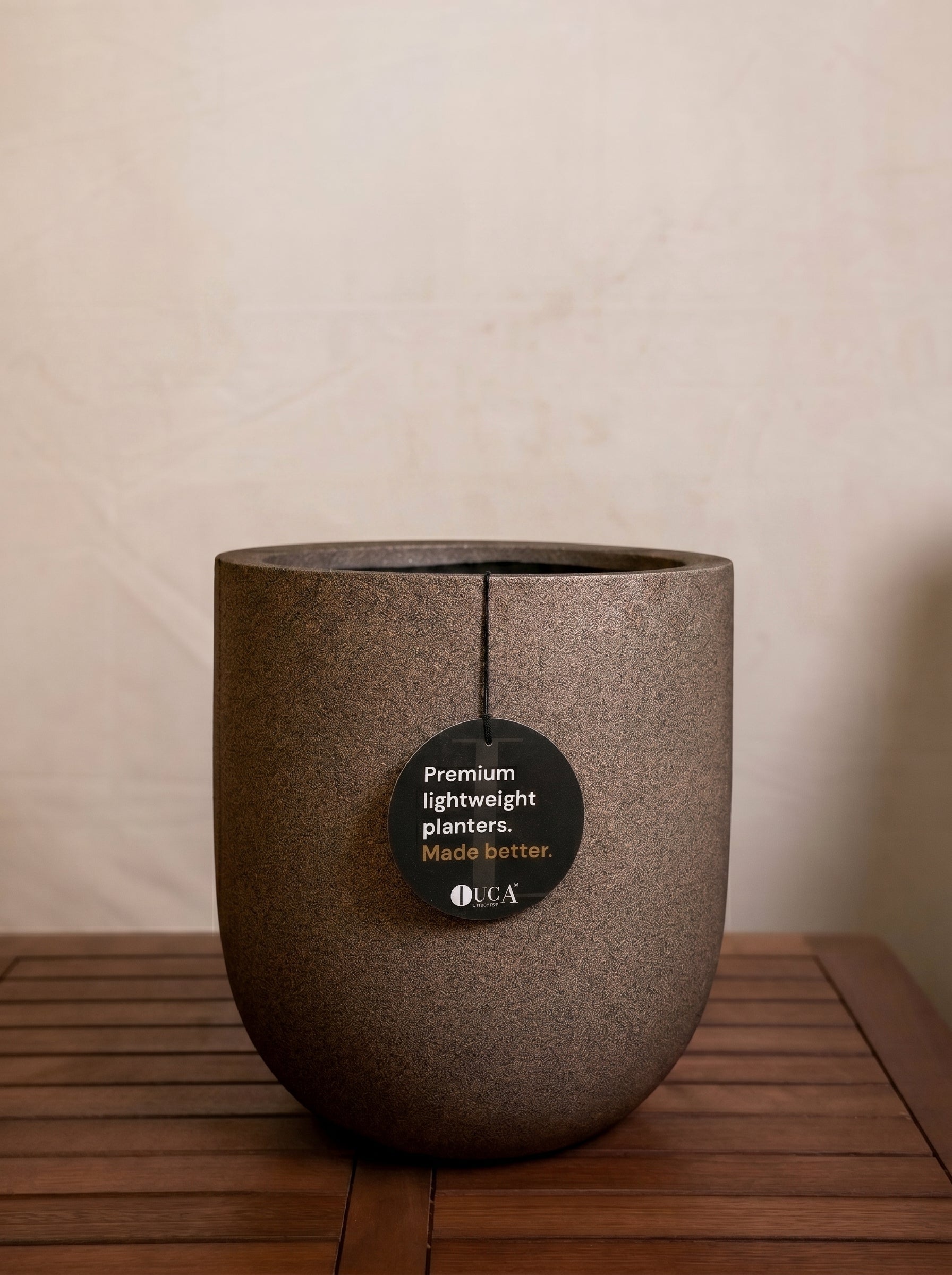 Grigio Tall Egg Pot | Premium Planter, Dia. 30–88 cm - Acacia Garden Center