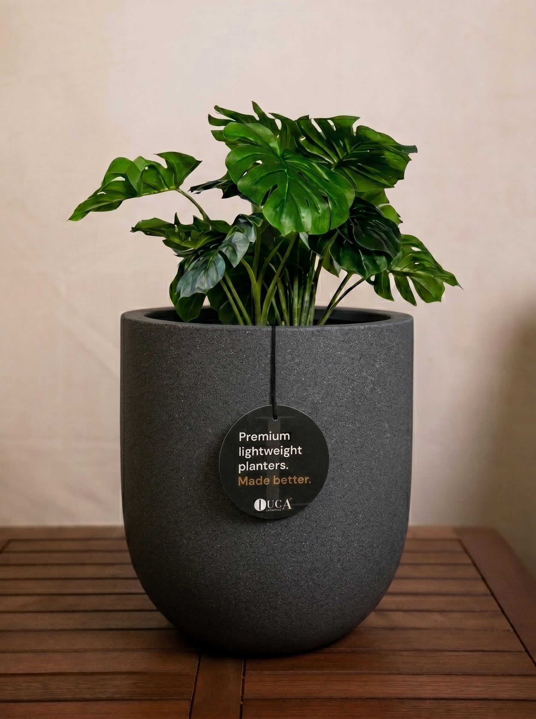 Grigio Tall Egg Pot | Premium Planter, Dia. 30–88 cm - Acacia Garden Center