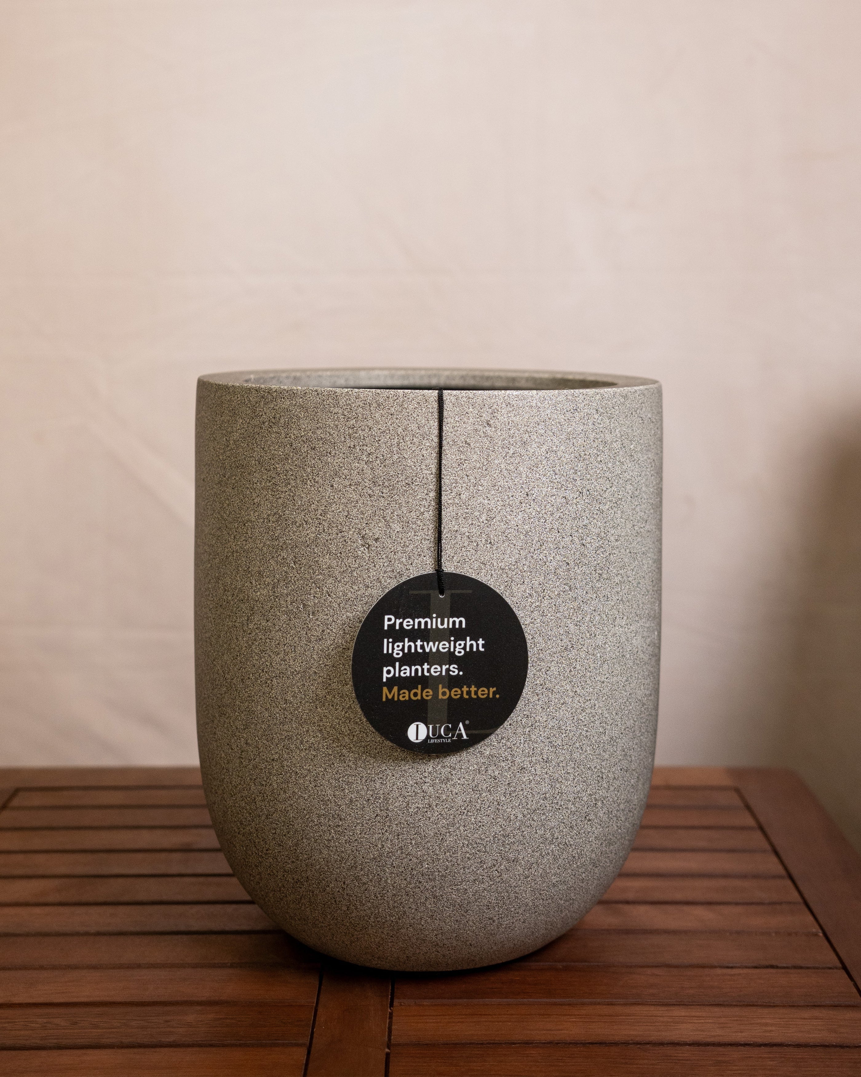 Grigio Tall Egg Pot | Premium Planter, Dia. 30–88 cm - Acacia Garden Center