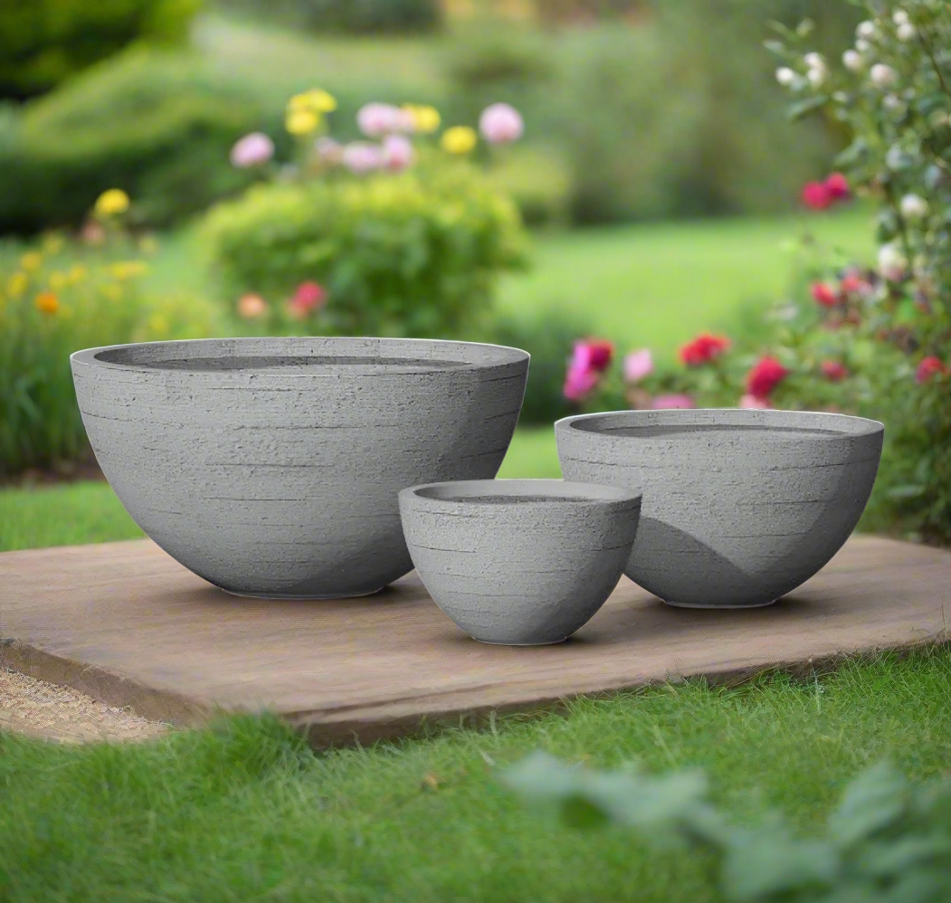 Fiber Clay Pots - Bowl Shape