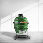 Kimpu Kamado Grill 13″ Classic (KS - KP13R) | Compact Ceramic - Acacia Garden Center