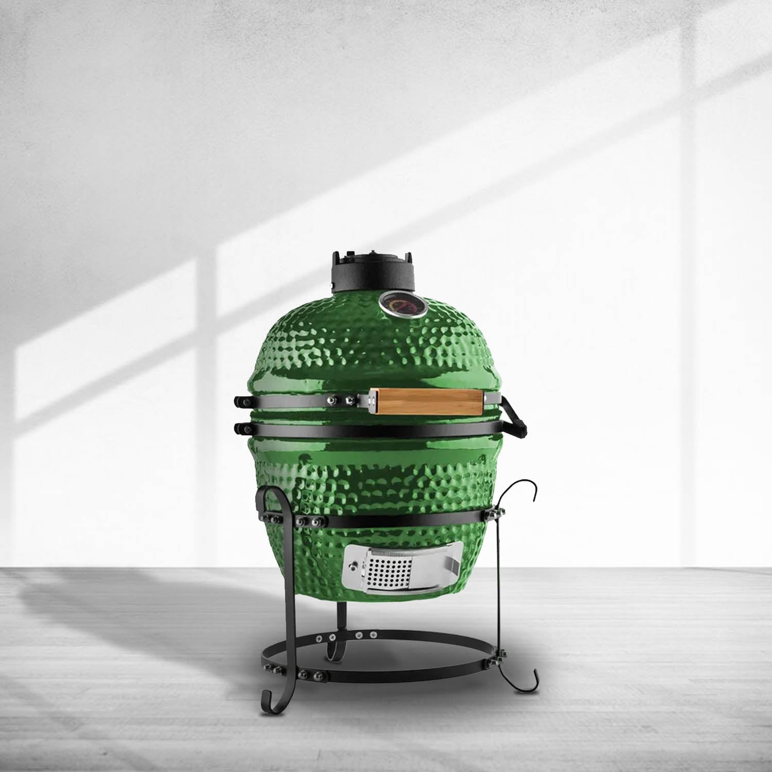 Kimpu Kamado Grill 13″ Classic (KS - KP13R) | Compact Ceramic - Acacia Garden Center