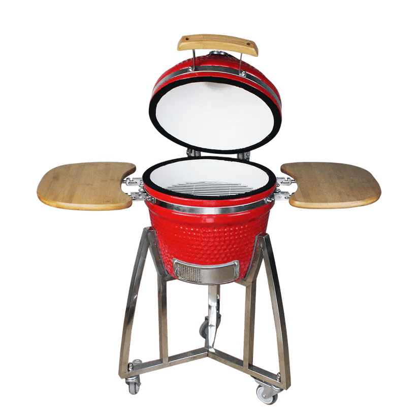 Kimpu Kamado Grill 21″ Deluxe (KS - KP21R) | Ceramic, 3 Colours - Acacia Garden Center