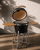 Kimpu Kamado Grill 21″ Deluxe (KS - KP21R) | Ceramic, 3 Colours - Acacia Garden Center