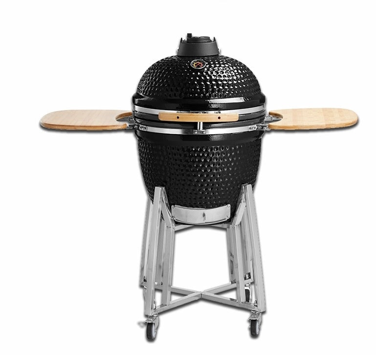 Kimpu Kamado Grill 21″ Deluxe (KS - KP21R) | Ceramic, 3 Colours - Acacia Garden Center