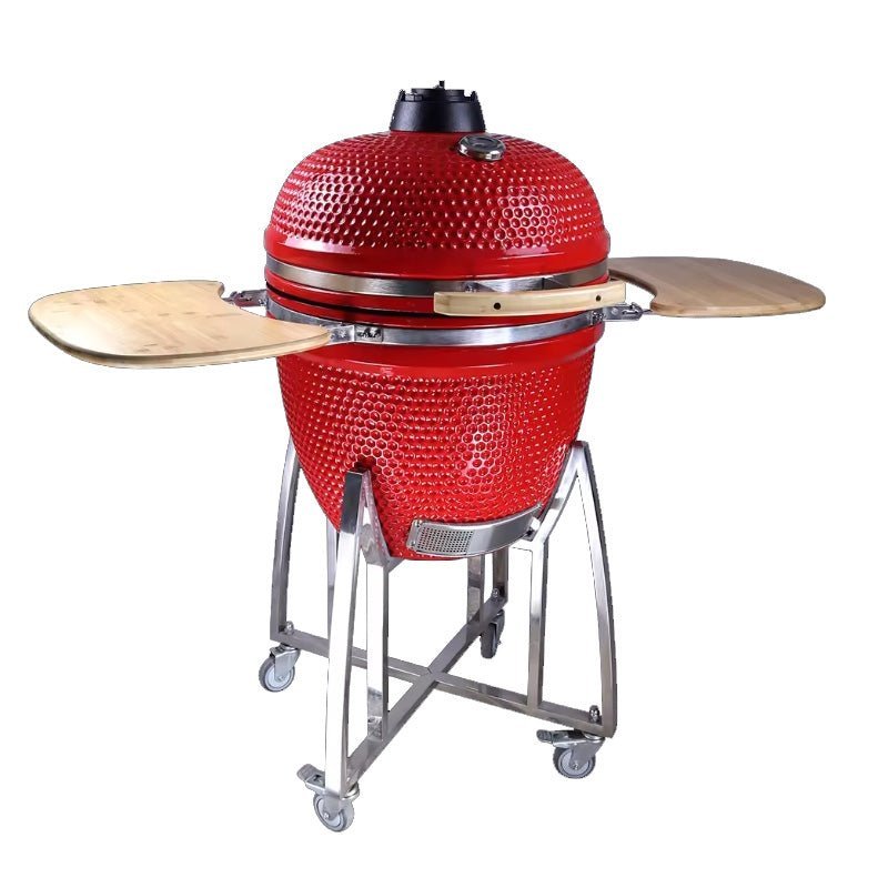 Kimpu Kamado Grill 23″ Deluxe (KS - KP23R) | Ceramic, 3 Colours - Acacia Garden Center