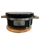 Kimstone Tabletop BBQ Grill 14″ | Portable, Black - Acacia Garden Center