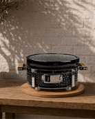 Kimstone Tabletop BBQ Grill 14″ | Portable, Black - Acacia Garden Center
