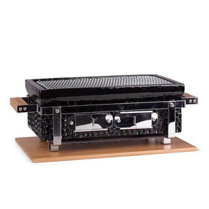 Kimstone Tabletop BBQ Grill 17.5'' KS - T17S - 04 - 03 Black - Acacia Garden Center