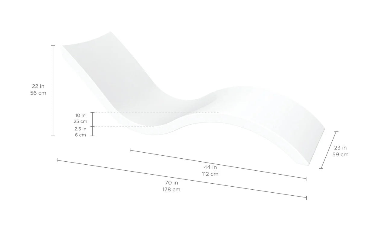 Ledge Lounger Signature Chaise - Acacia Garden Center