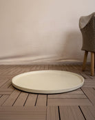 Low Balloon Saucer | Antique White, Round, Dia. 25–98 cm - Acacia Garden Center