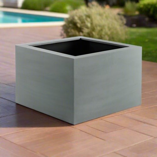 Luca Lifestyle Argento Low Cube Natural Grey - Acacia Garden Center