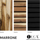 Wooden Luca Lifestyle Marrone Orizzontale Cube - Acacia Garden Center