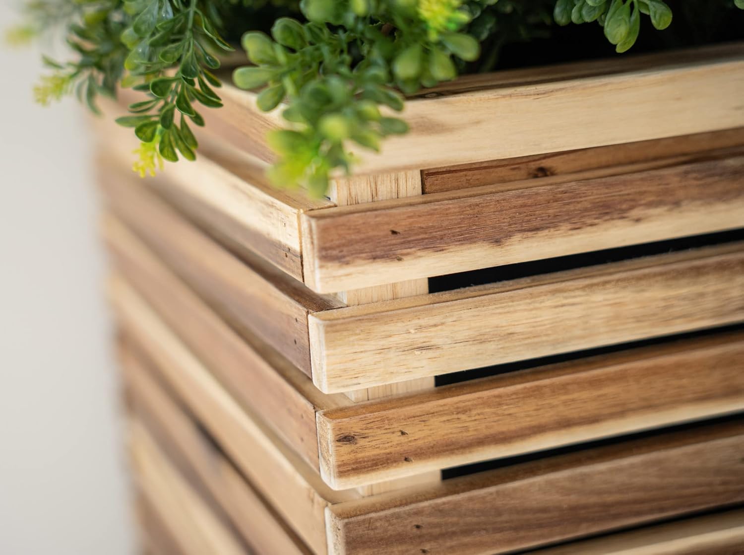 Wooden Luca Lifestyle Marrone Orizzontale Cube - Acacia Garden Center