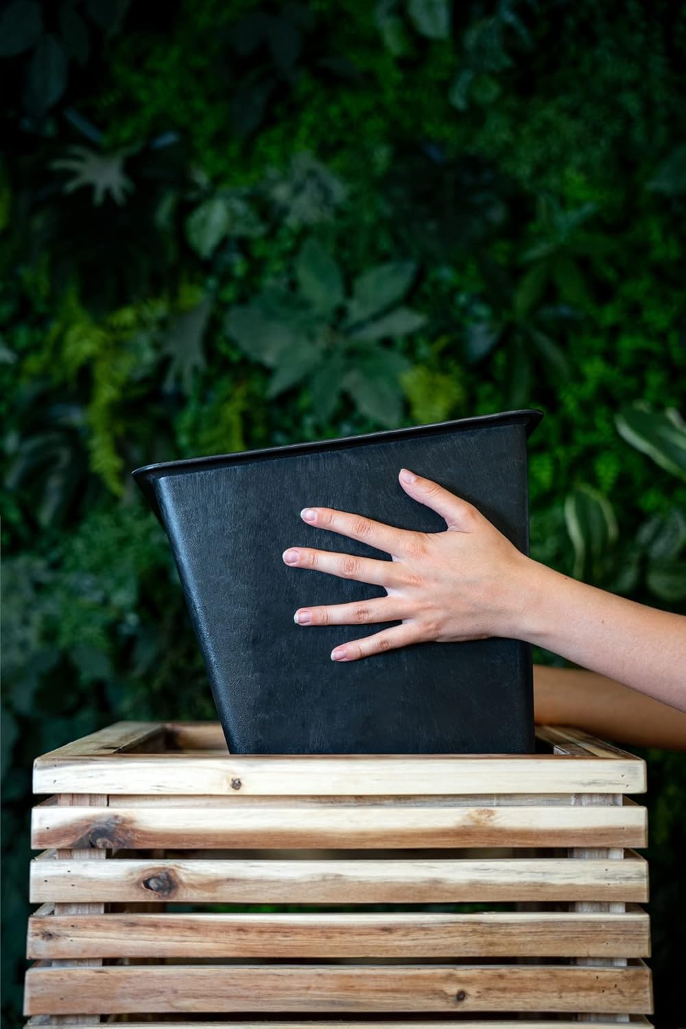 Wooden Luca Lifestyle Marrone Orizzontale Cube - Acacia Garden Center
