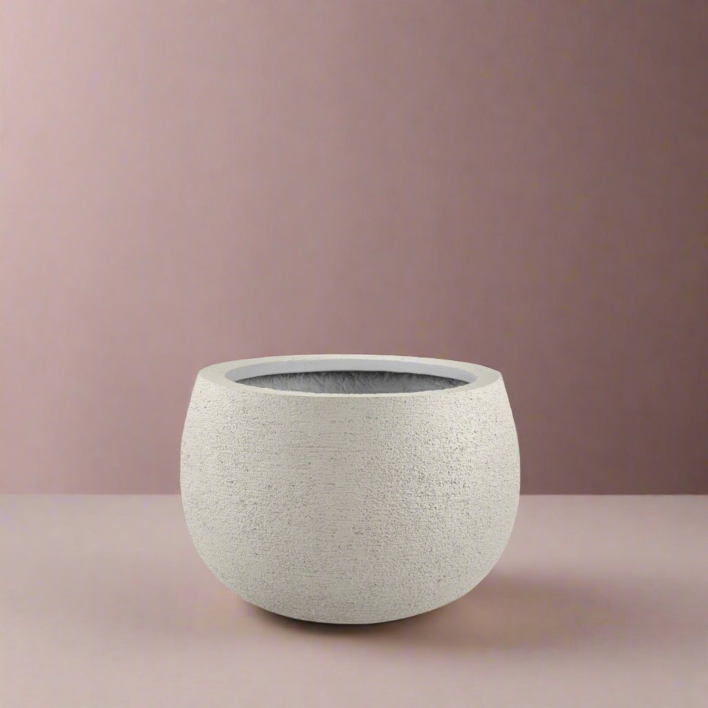 Luca Lifestyle Struttura Balloon Bowl Low - Acacia Garden Center