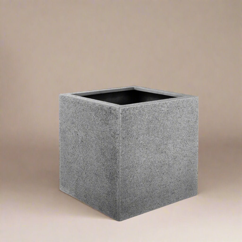 Luca Lifestyle Struttura Cube With Wheels Light Grey - Acacia Garden Center