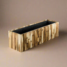 Wooden Marrone Verticale Small Box (Luca Lifestyle) | Narrow Rectangular Planter, 81 cm - Acacia Garden Center