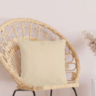 Madison Decorative pillow Canvas Eco+ Beige nature outdoor 100% Eco 50X50cm - Acacia Garden Center