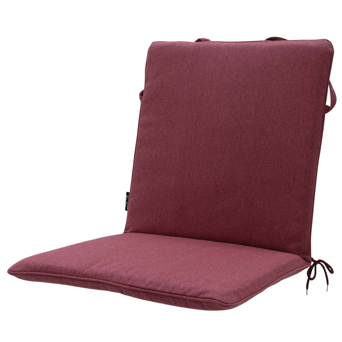 Madison stacking chair cushion with ties