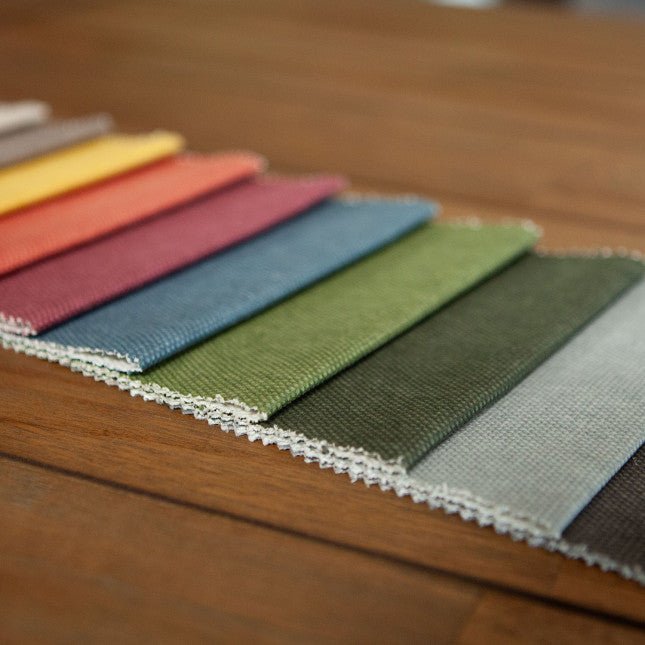 Madison Stacking chair cushion Canvas Eco+ Silver nature outdoor 100% Eco 97x49cm - Acacia Garden Center