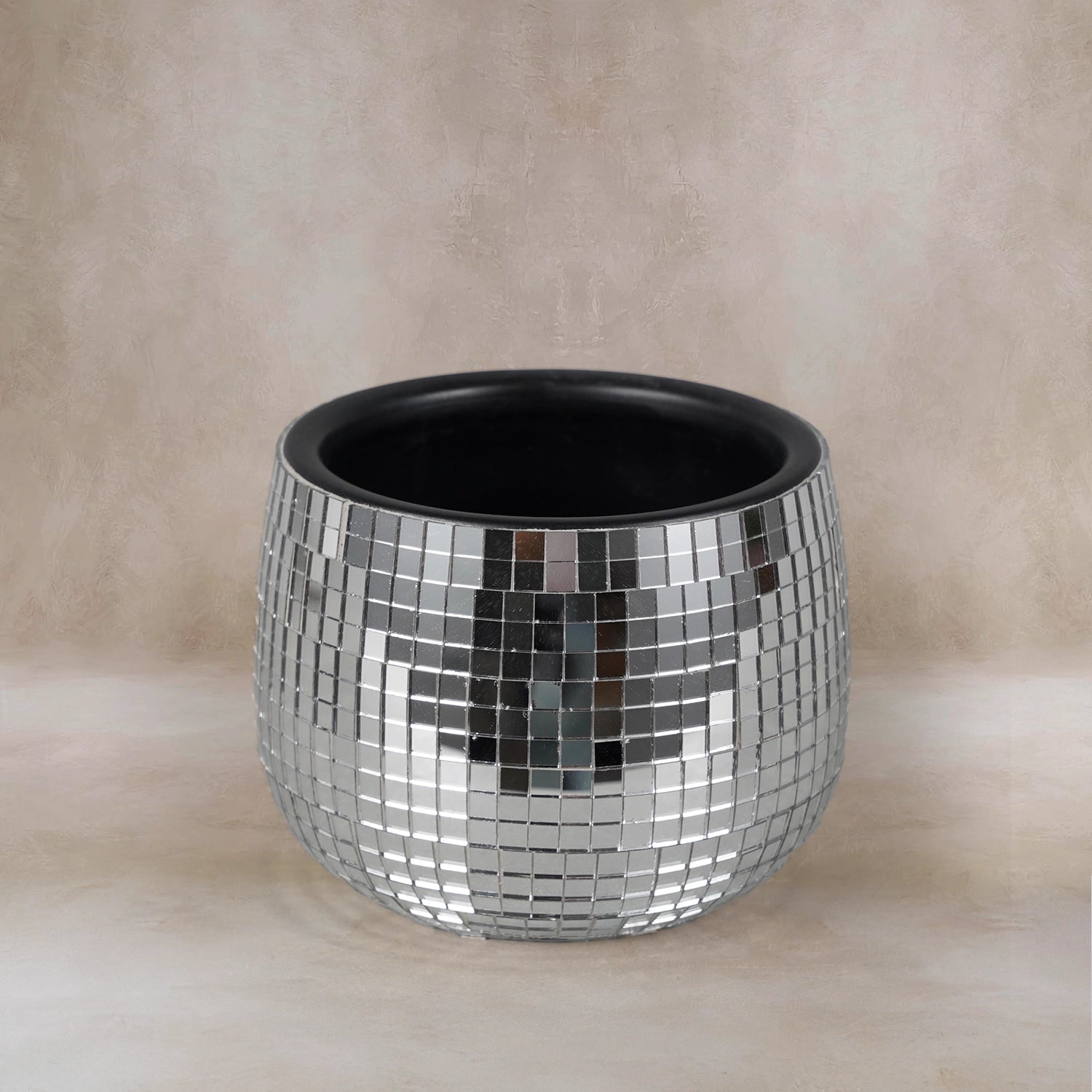 Mirror Finish Ceramic Pot | Small Reflective Planter - Acacia Garden Center