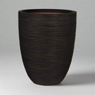 Nature Elegant Low Rib Vase | Multiple Colours - Acacia Garden Center