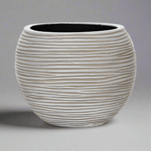Nature Vase Ball Rib - Acacia Garden Center