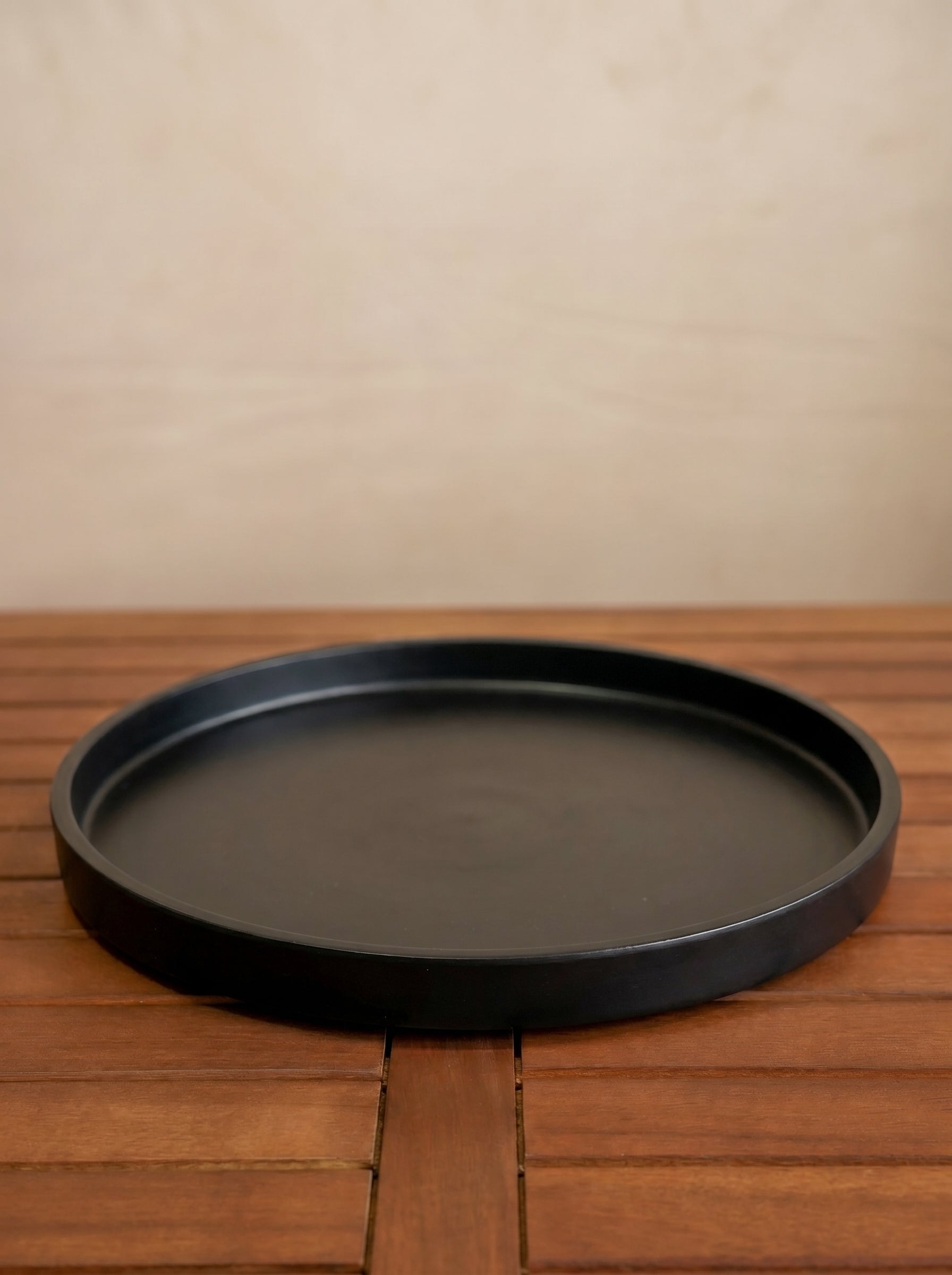 New Egg Pot Saucer | Anthracite, Round, Dia. 28–58 cm - Acacia Garden Center