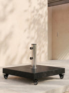 Parasol Base Voet 60KG Granite with 04 Wheels - Acacia Garden Center
