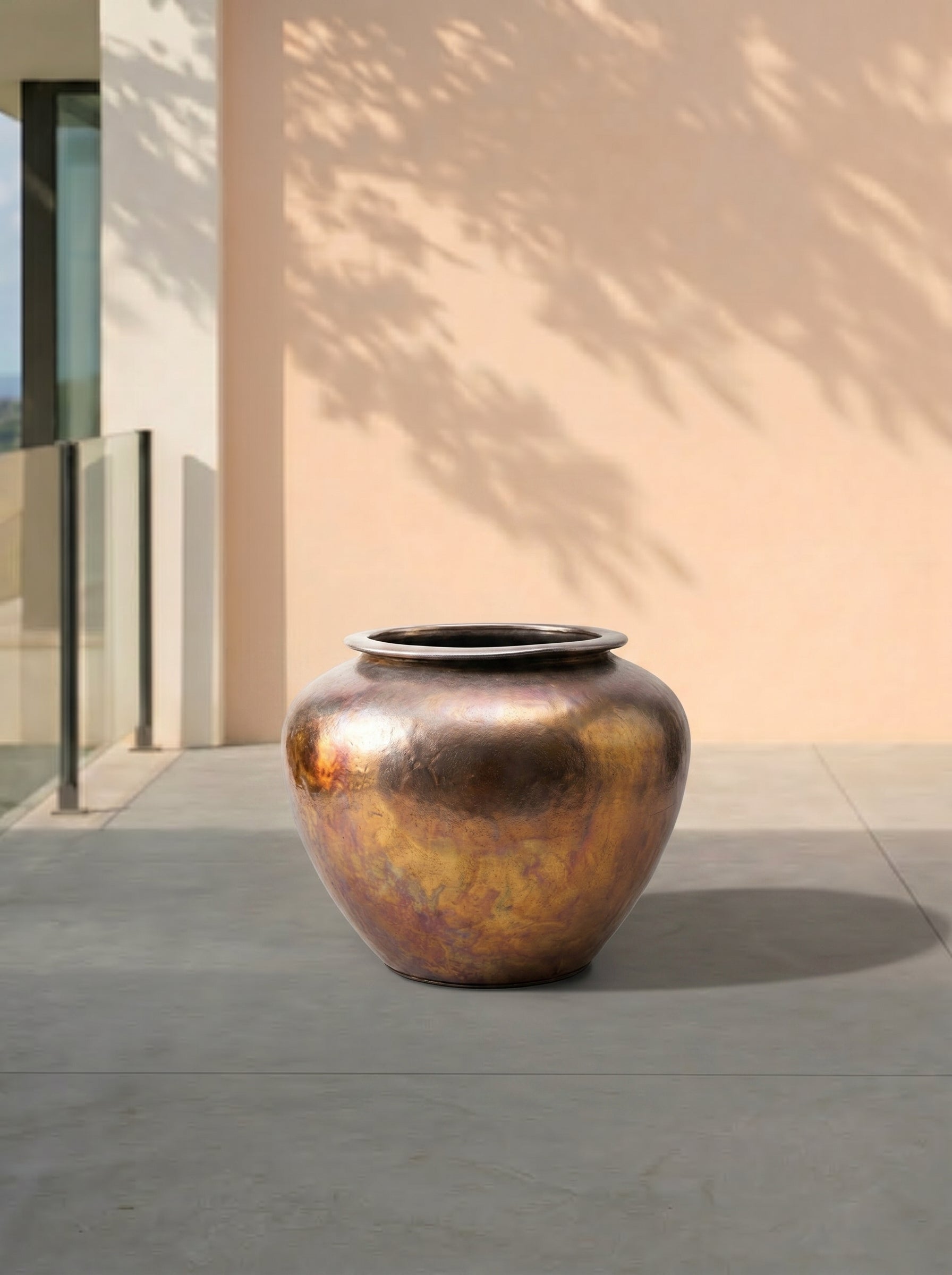 Parlour Pot (Atlantis Ceramics) | Handcrafted, 44 × 38 cm - Acacia Garden Center