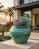 Parlour Pot (Atlantis Ceramics) | Handcrafted, 44 × 38 cm - Acacia Garden Center