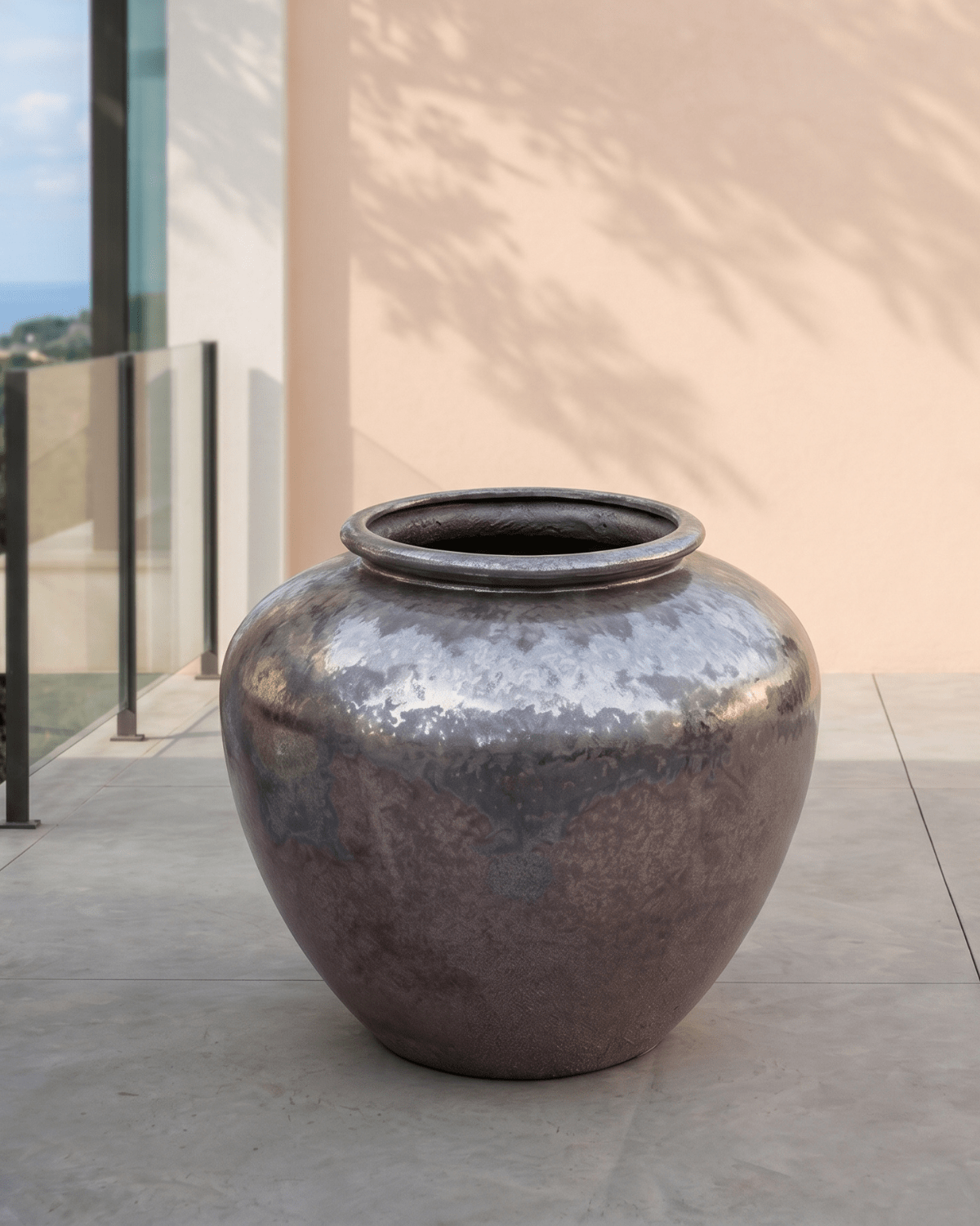 Parlour Pot (Atlantis Ceramics) | Handcrafted, 44 × 38 cm - Acacia Garden Center
