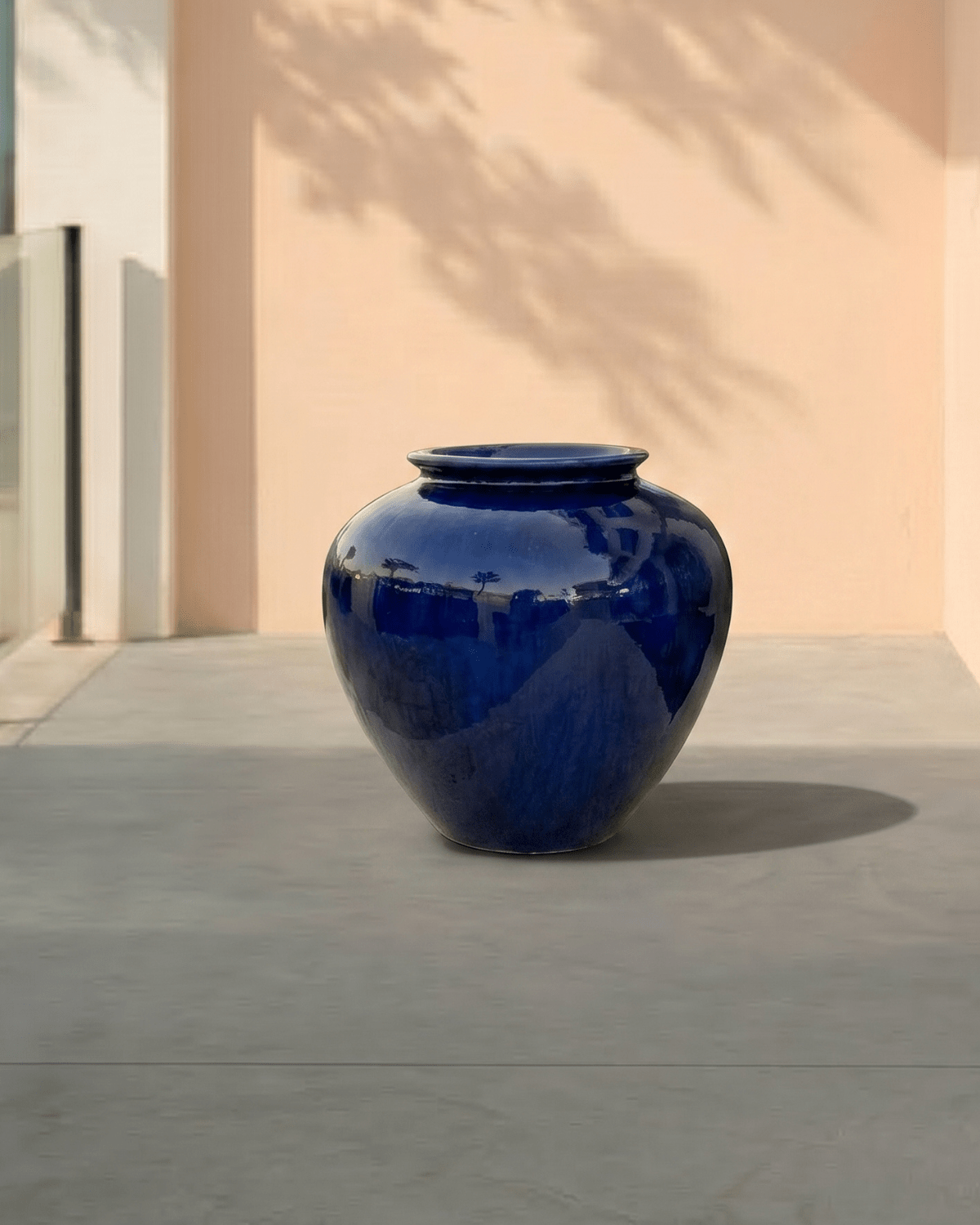 Parlour Pot (Atlantis Ceramics) | Handcrafted, 44 × 38 cm - Acacia Garden Center