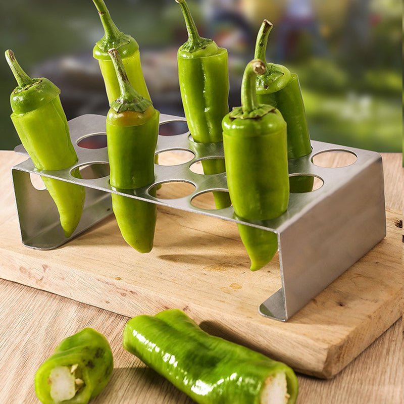 Peppers Frame | Stainless Steel Roasting Rack - Acacia Garden Center