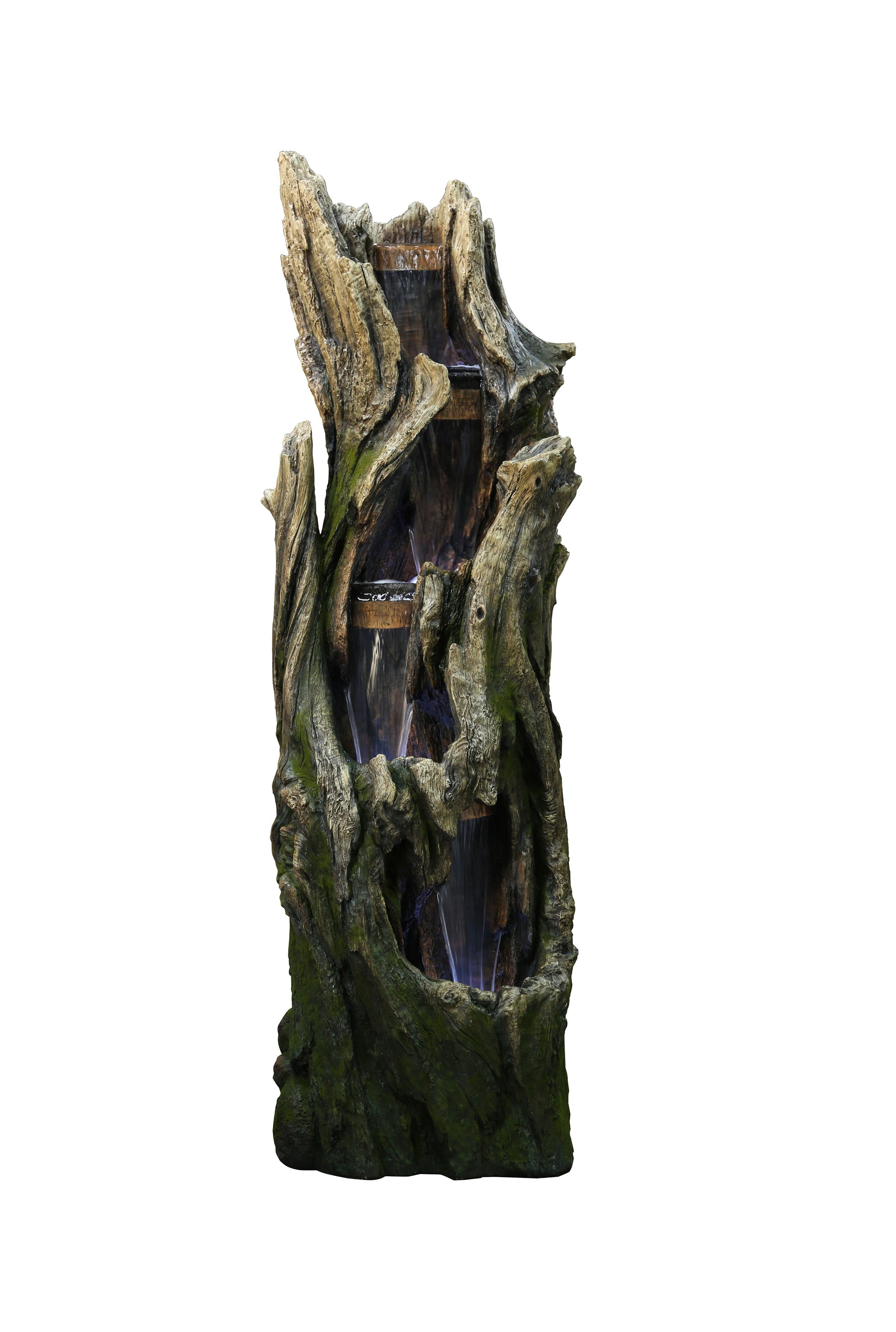 Polyresin Water Fountain (DW197034) | Statement Piece, 65 × 49 × 200 cm - Acacia Garden Center