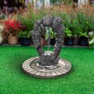 Polyresin Water Fountain (DW208023) | Wide Basin, 76 × 76 × 91 cm - Acacia Garden Center