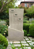 Polyresin Water Fountain (DW235026) | Compact Tiered, 39 × 25 × 79 cm - Acacia Garden Center