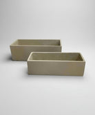 Rectangular Pot Fiberclay | R1002 - Acacia Garden Center