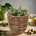 Round Balloon Pot (304564) | Bronze, D15 × 14 cm - Acacia Garden Center