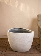 Ruvido Organic Planter | Sand, Irregular Form, Dia. 50–70 cm - Acacia Garden Center