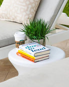 Signature 14" Standard Side Table Without Umbrella Hole - Acacia Garden Center