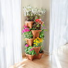 Stackable Flowerpot KD3321 30x16cm, Terracotta Color - Acacia Garden Center