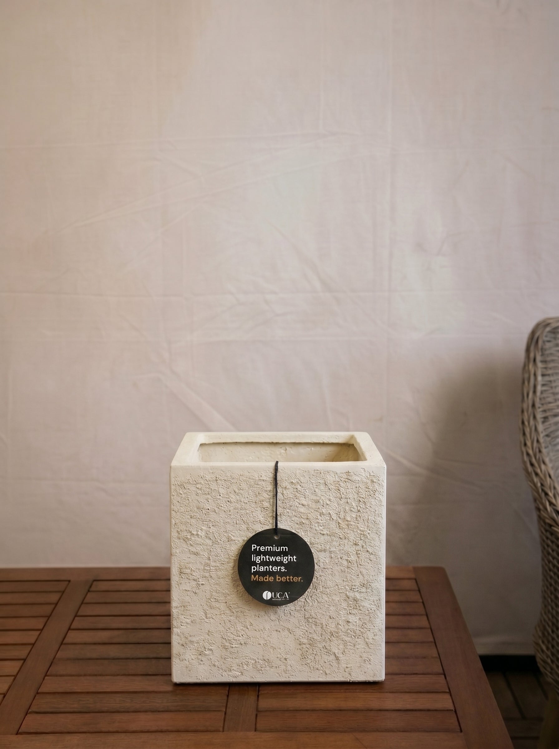 Struttura Cube | Square Planter, Dia. 20–60 cm - Acacia Garden Center
