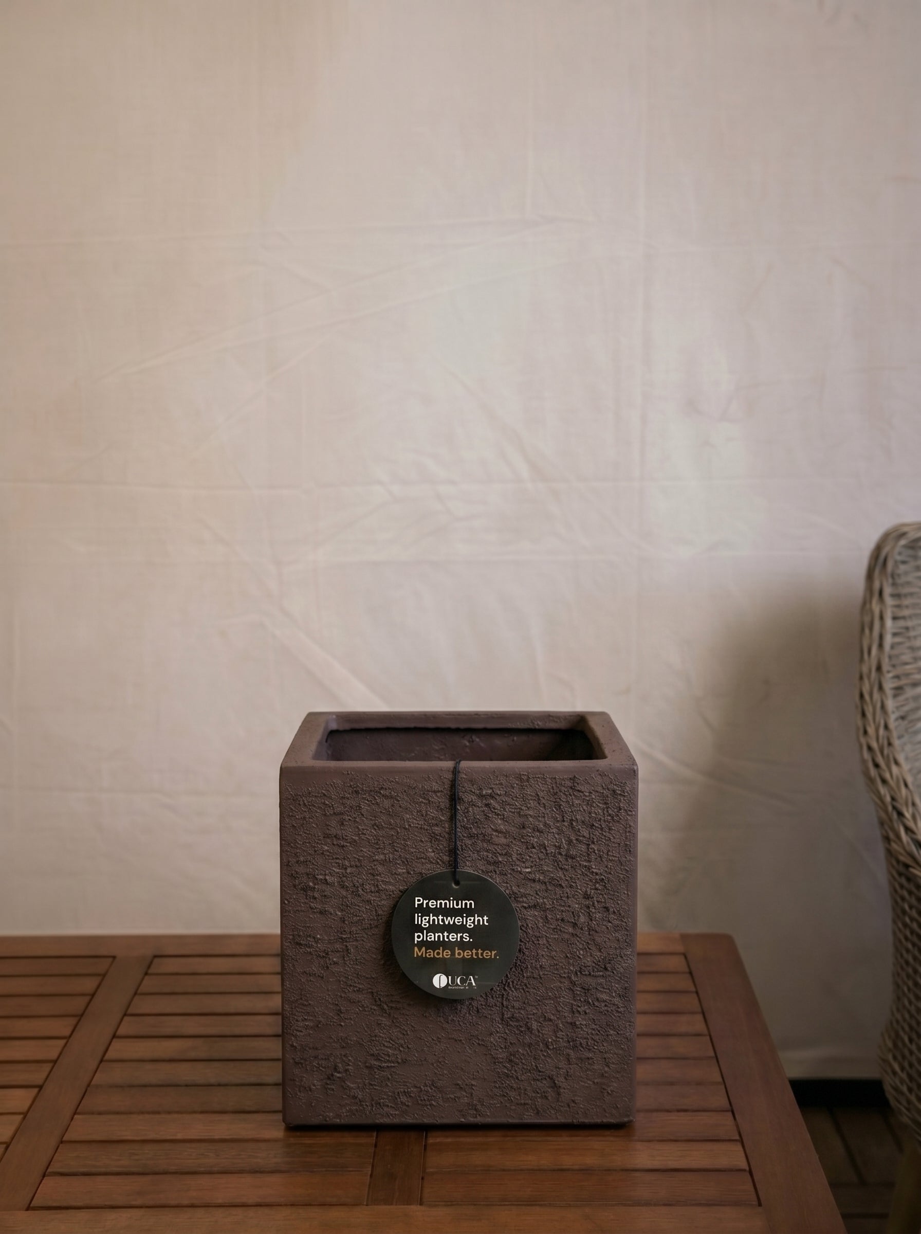 Struttura Cube | Square Planter, Dia. 20–60 cm - Acacia Garden Center