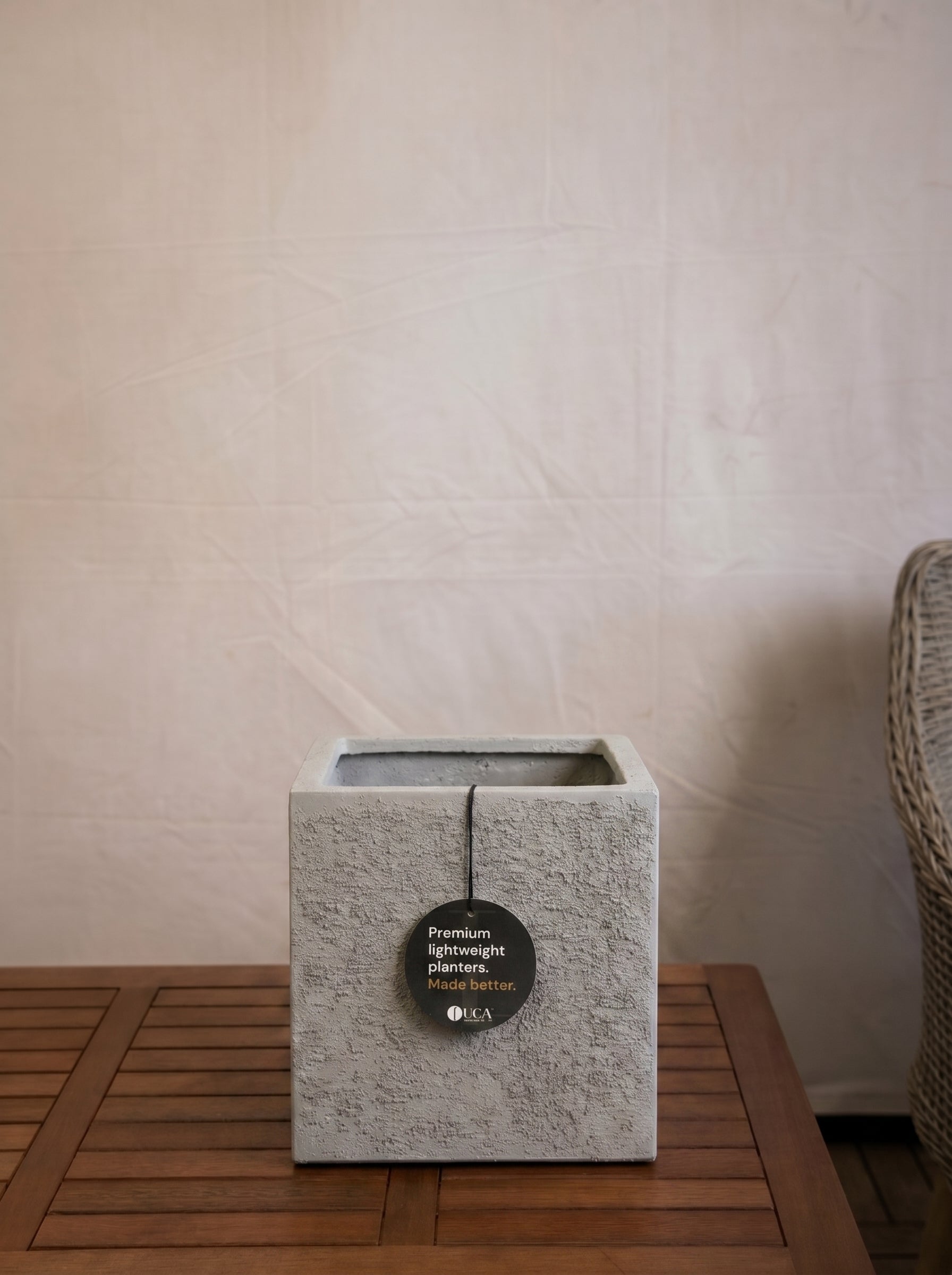 Struttura Cube | Square Planter, Dia. 20–60 cm - Acacia Garden Center