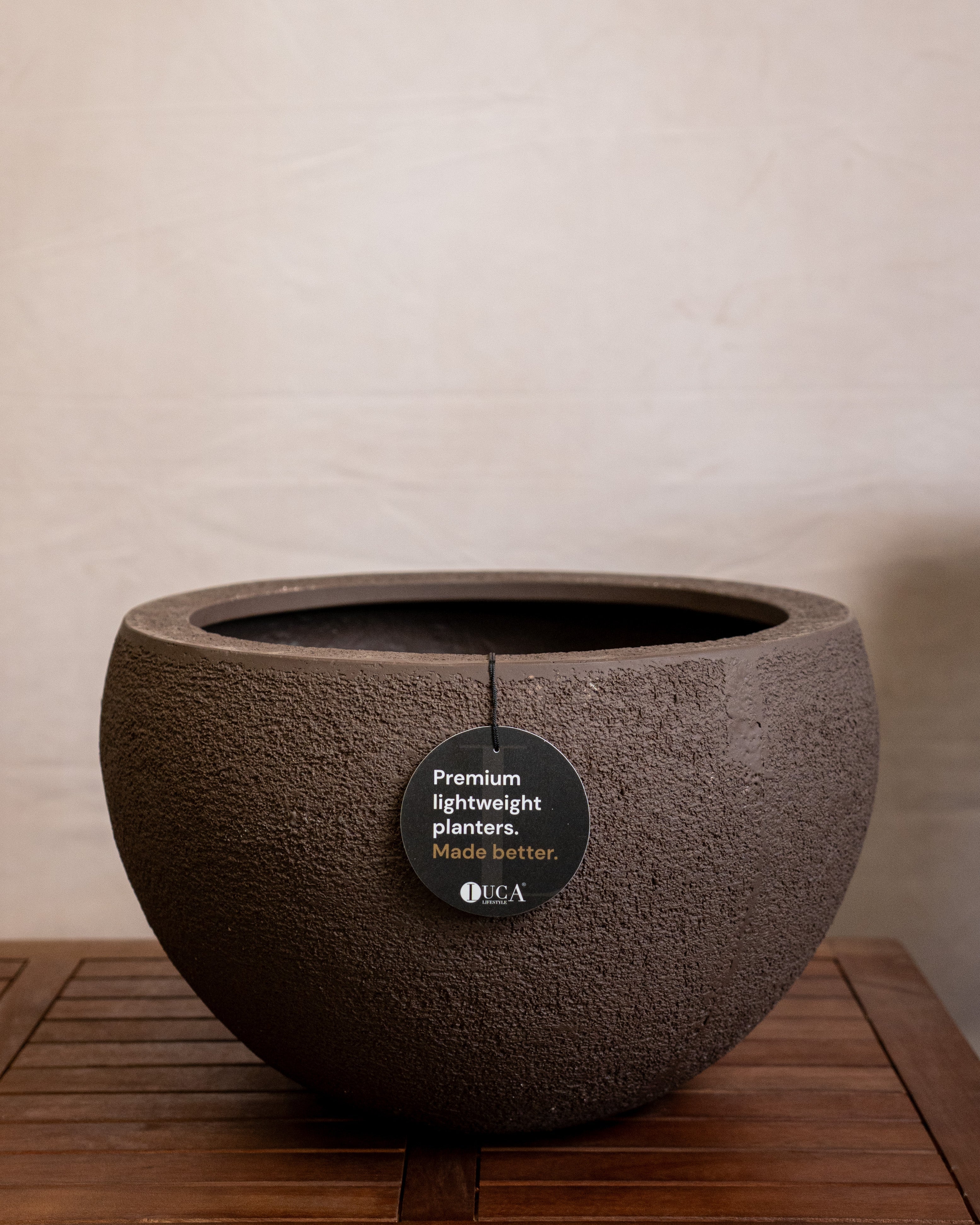 Struttura Elena Bowl | Sculptural Wide Bowl, Dia. 50–120 cm - Acacia Garden Center