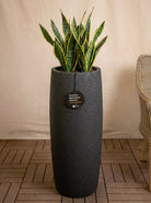 Struttura Modern Vase | Tall Tapered Planter, Dia. 112–137 cm - Acacia Garden Center