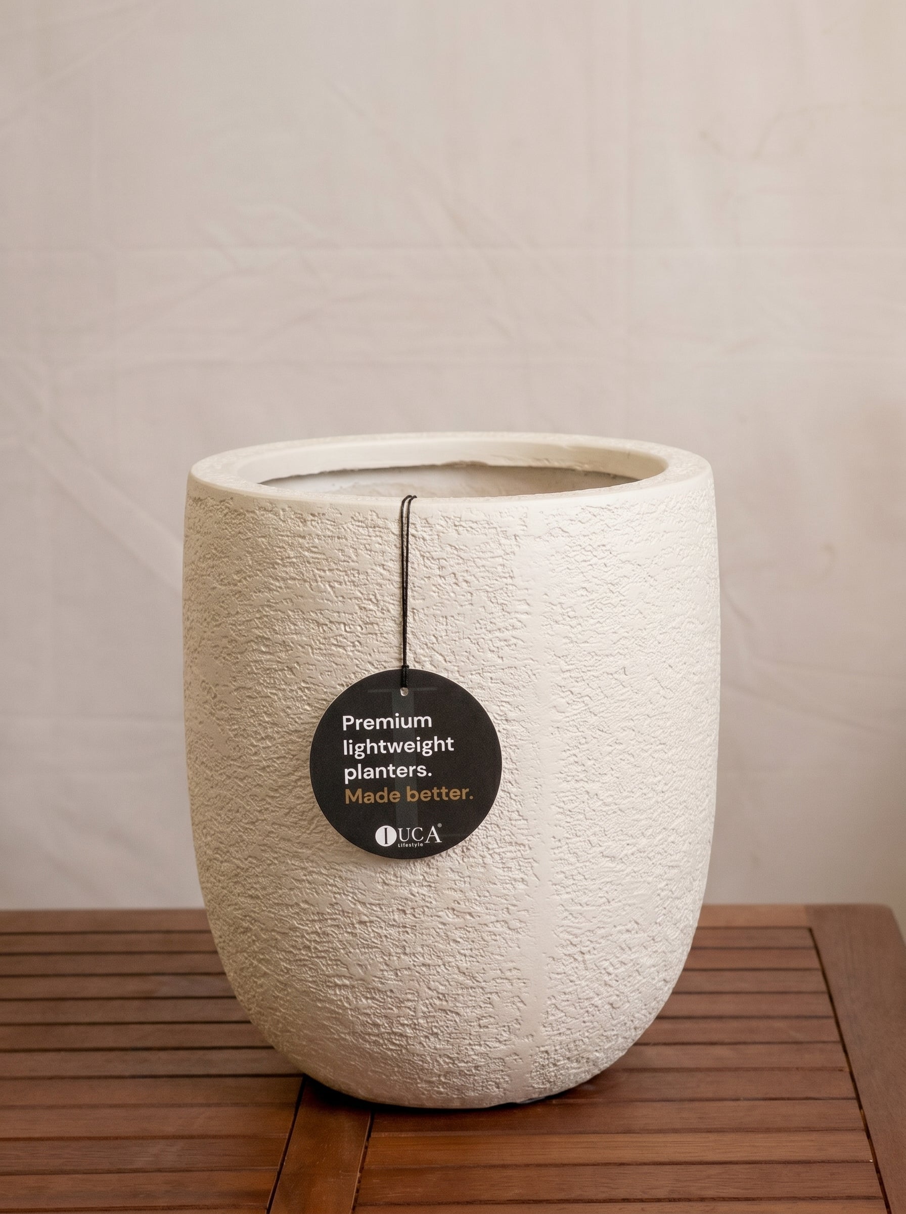 Struttura Tall Egg Pot | Elongated Egg Shape, 30–88 cm - Acacia Garden Center
