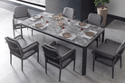Terrazi Aston Dining Set Anthracite - Acacia Garden Center